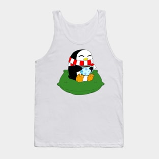 Chocolate Penguin Tank Top